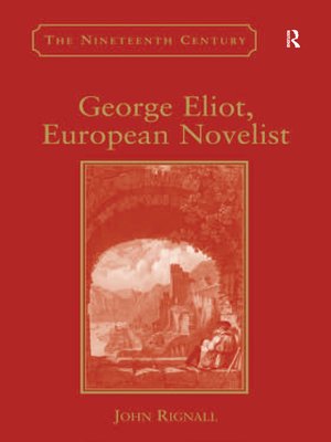 cover image of George Eliot, European Novelist